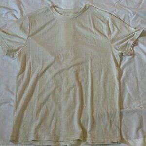 Unbound Merino V-Neck T-Shirt in Ivory